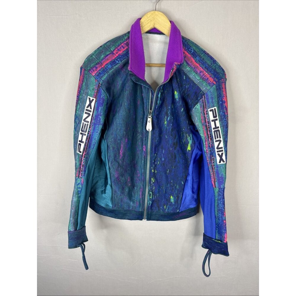 Vintage Phenix Ski‎ Jacket Womens M L 90s Neon Slalom Padding Japan Alpine Ski